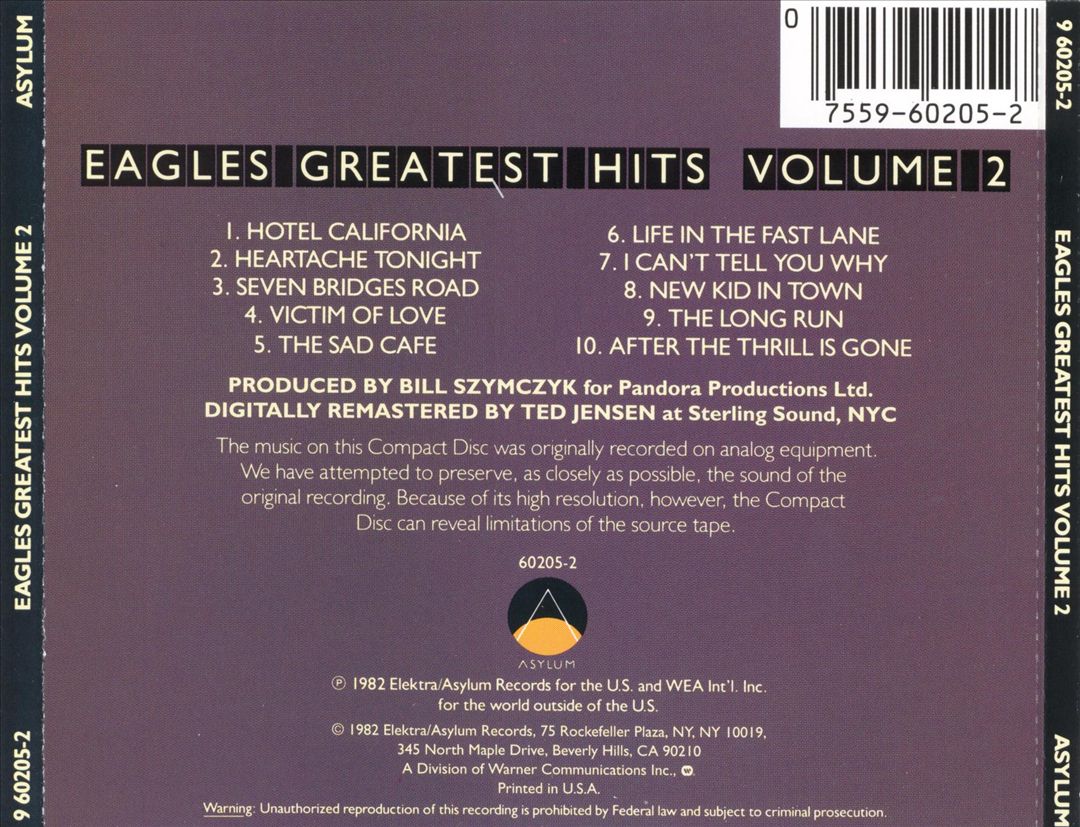 Greatest Hits, Vol. 2 cover art