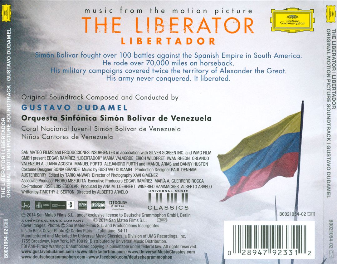Liberator (Libertador) [Original Soundtrack] cover art