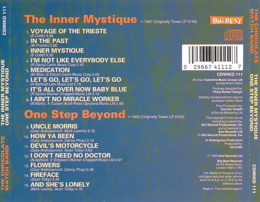 Inner Mystique/One Step Beyond cover art