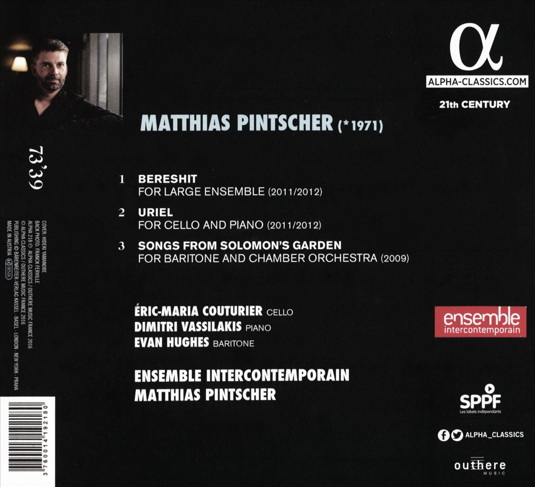 Matthias Pintscher: Bereshit cover art