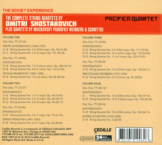 Complete String Quartets by Dmitri Shostakovich cover art