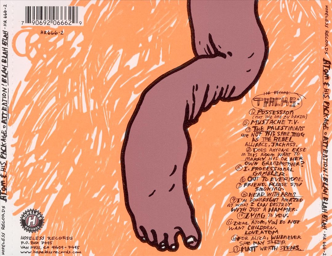 Attention, Blah Blah Blah cover art