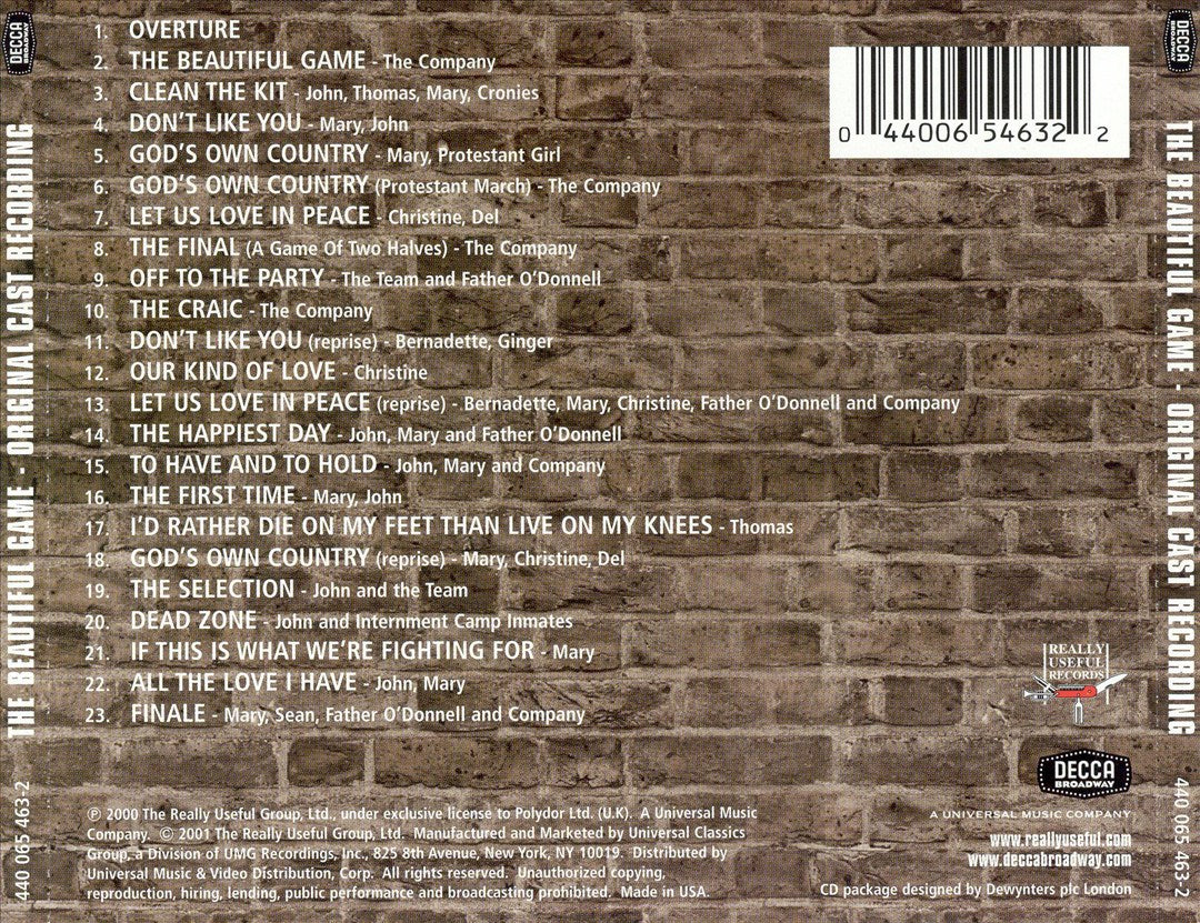 Beautiful Game [Soundtrack] cover art