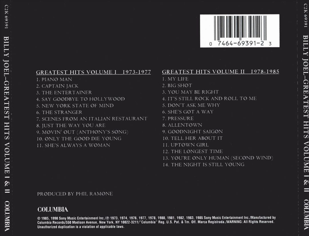 Greatest Hits, Vols. 1 & 2 (1973-1985) [Bonus CD-ROM Track] cover art