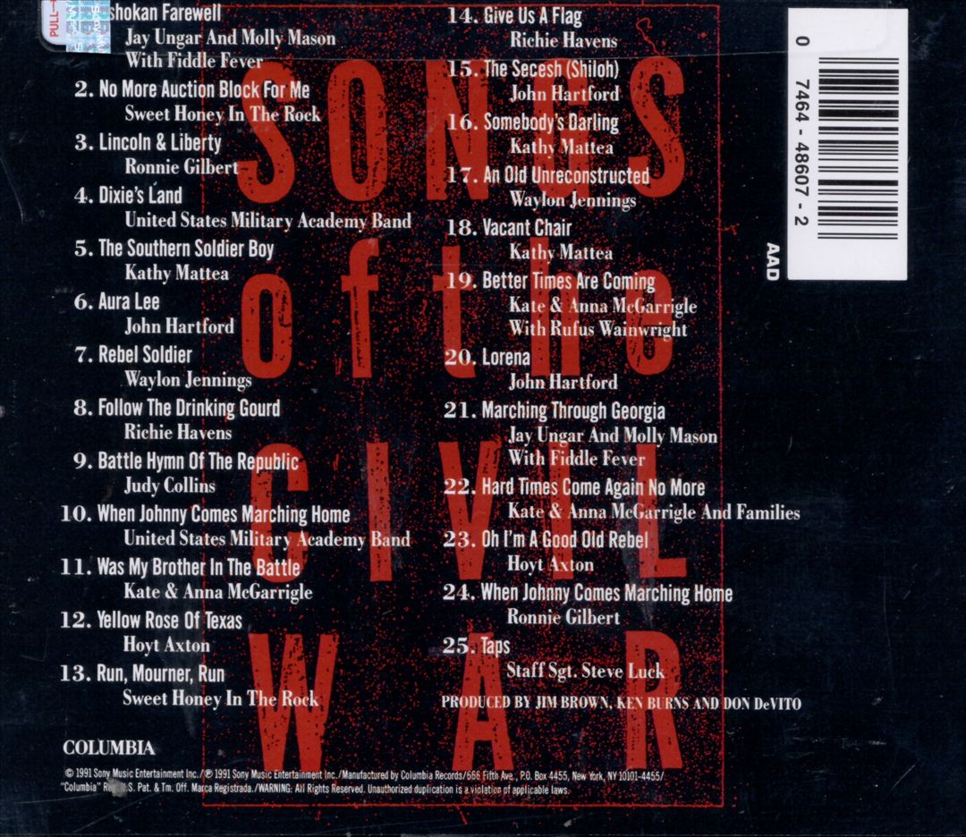 Songs of the Civil War [Columbia] cover art