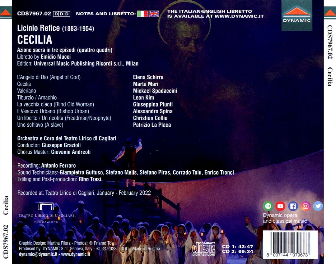 Licinio Refice: Cecilia cover art