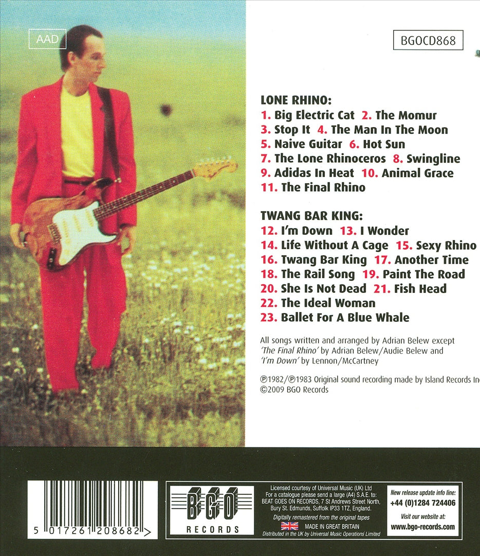 Lone Rhino/Twang Bar King cover art