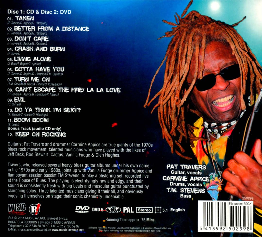 Boom Boom at the House of Blues [CD/DVD] cover art