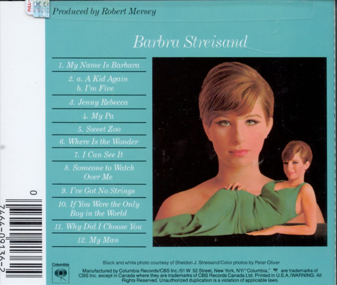 My Name Is Barbra cover art