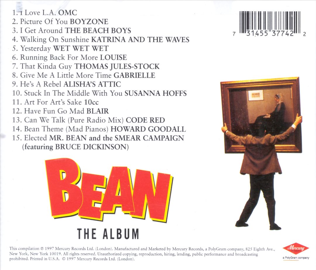 Bean: The Album cover art