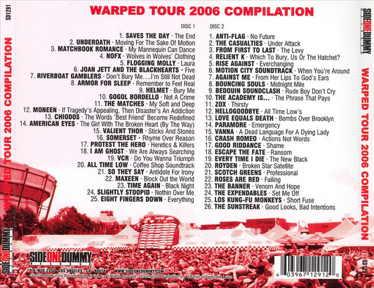 Warped Tour: 2006 Compilation cover art