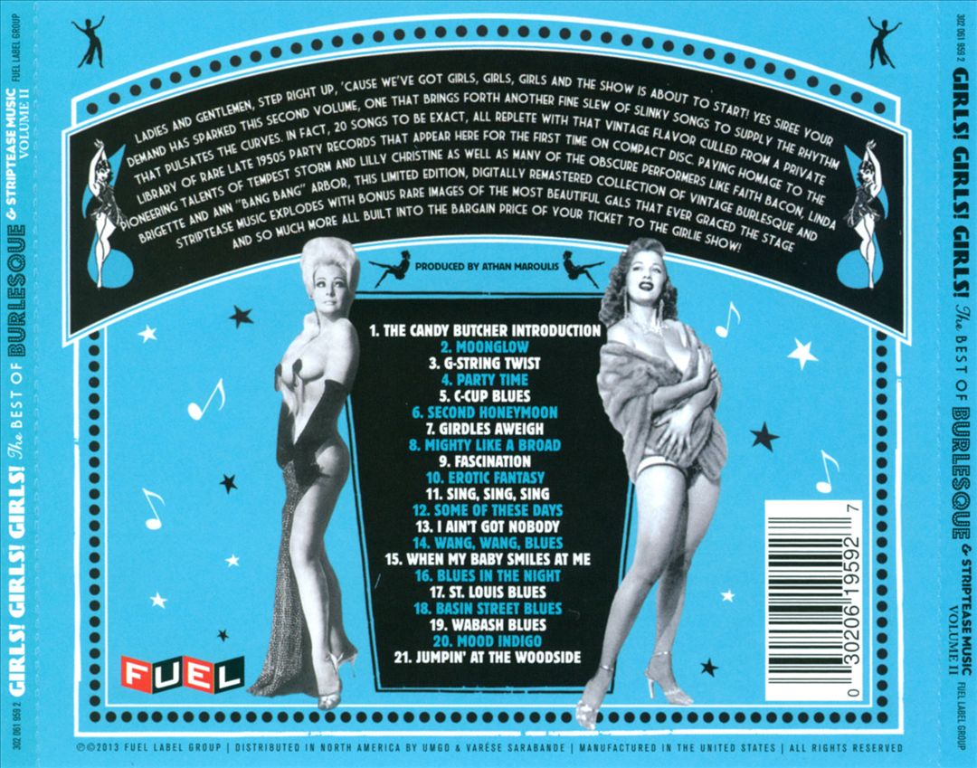 Girls! Girls! Girls!: The Best of Burlesque & Striptease Music, Vol. II cover art