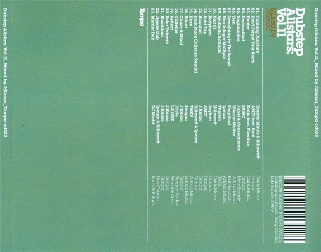 Dubstep Allstars, Vol. 11 cover art