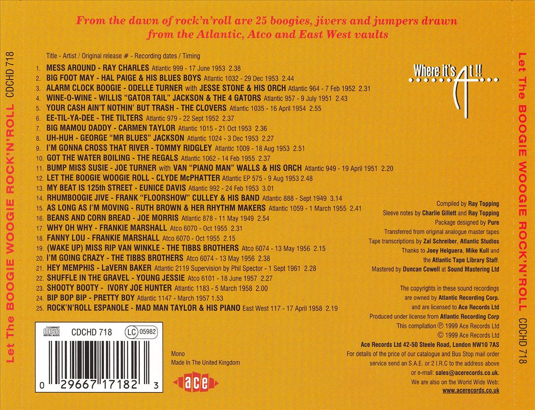 Let the Boogie Woogie Rock'n Roll cover art