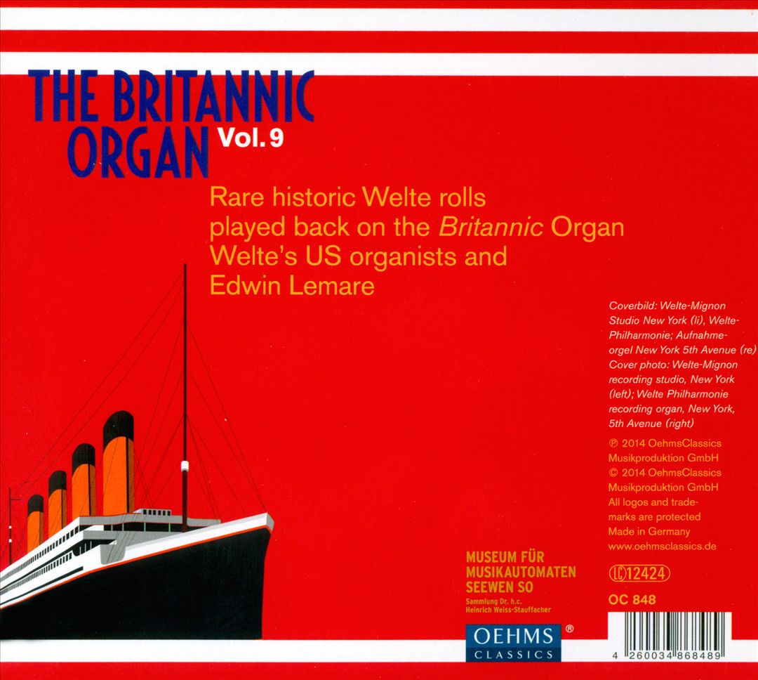 Britannic Organ, Vol. 9 cover art