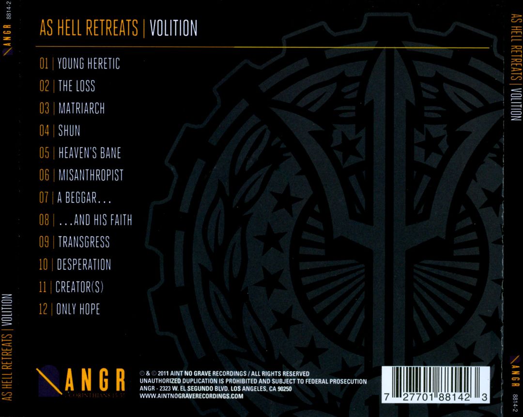 Volition cover art