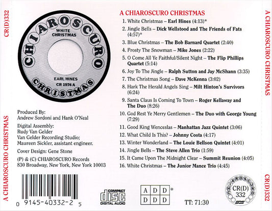 Chiaroscuro Christmas cover art