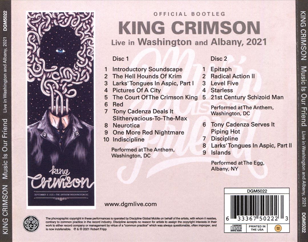 Music Is Our Friend [Live in Washington D.C. & Albany] cover art