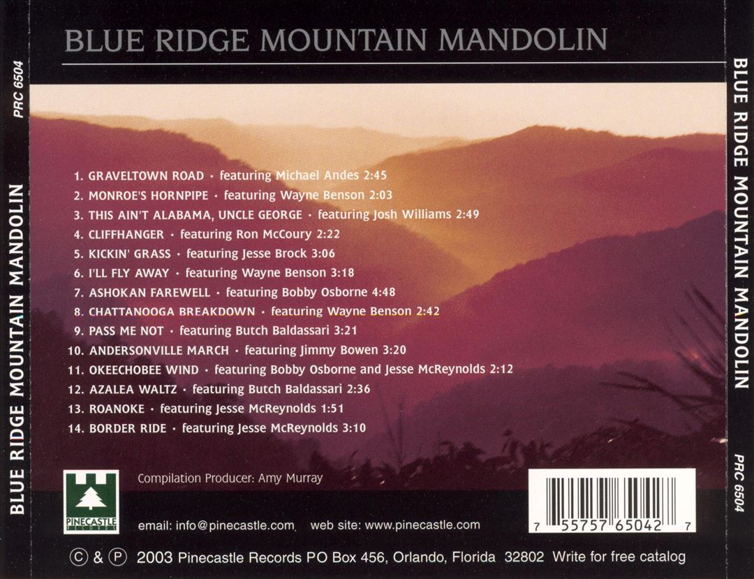 Blue Ridge Mountain Mandolin cover art
