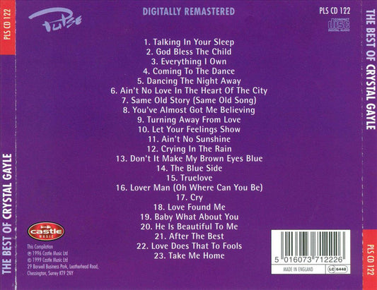 Best of Crystal Gayle: Talking in Your Sleep cover art