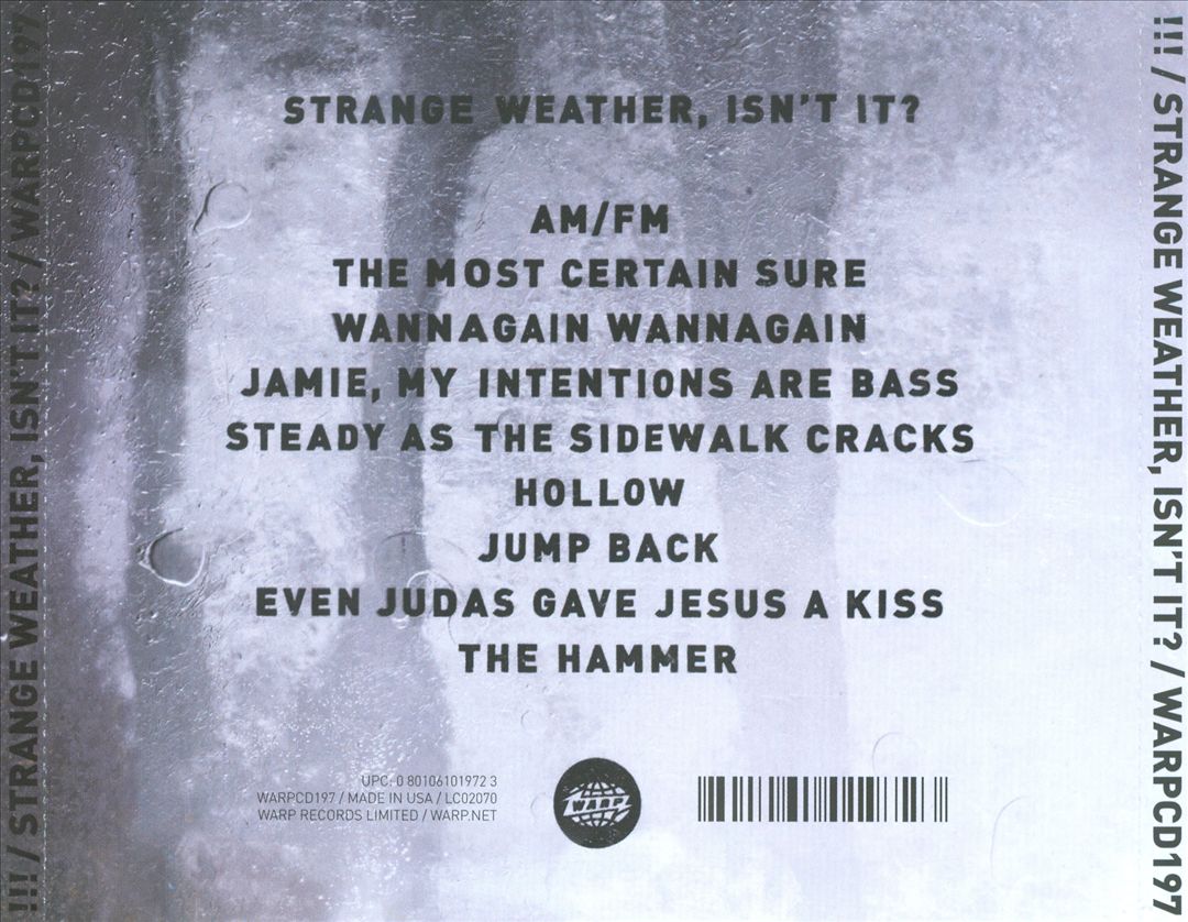 Strange Weather, Isn't It? cover art