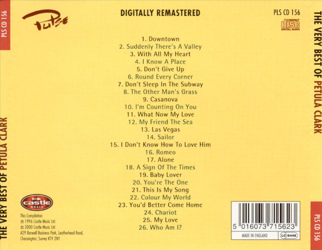 Very Best of Petula Clark [Pulse] cover art