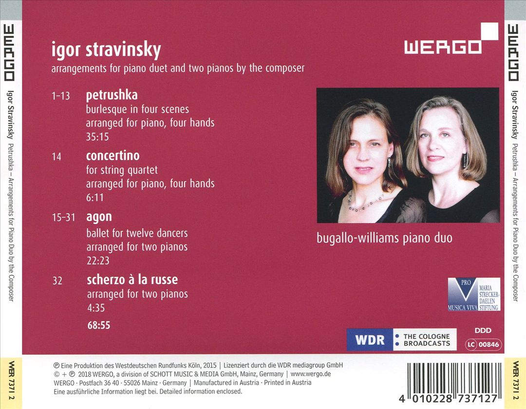 Igor Stravinsky: Petrushka cover art
