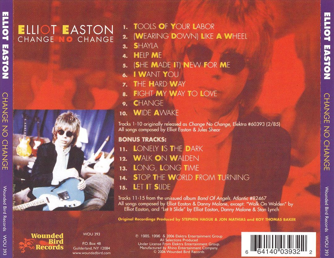 Change No Change [Bonus Tracks] cover art