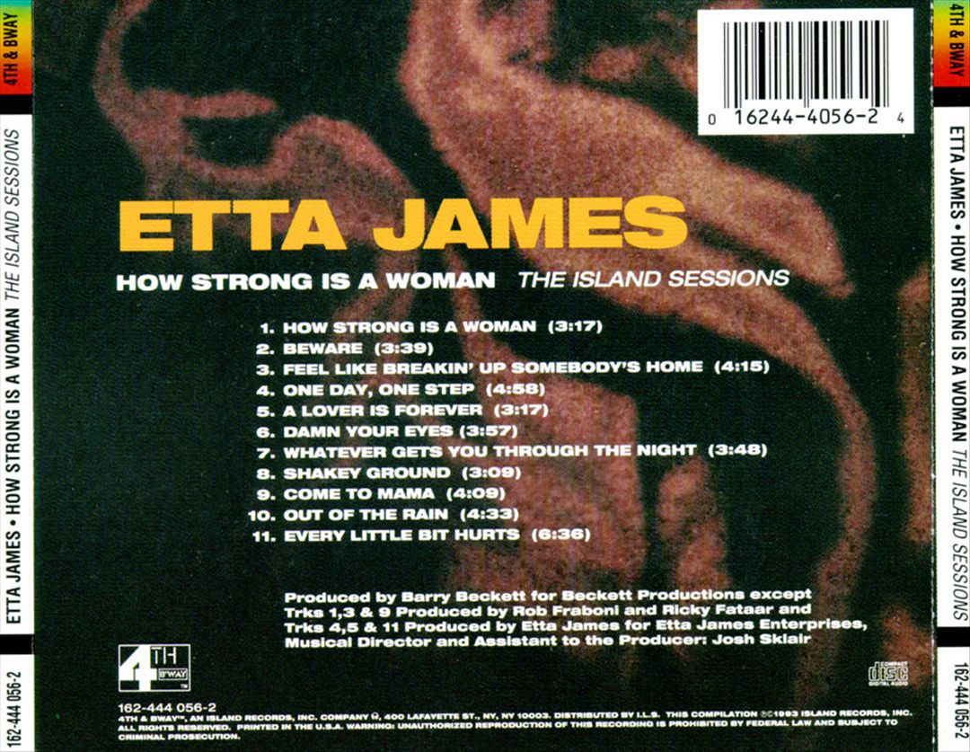 How Strong Is a Woman: The Island Sessions cover art