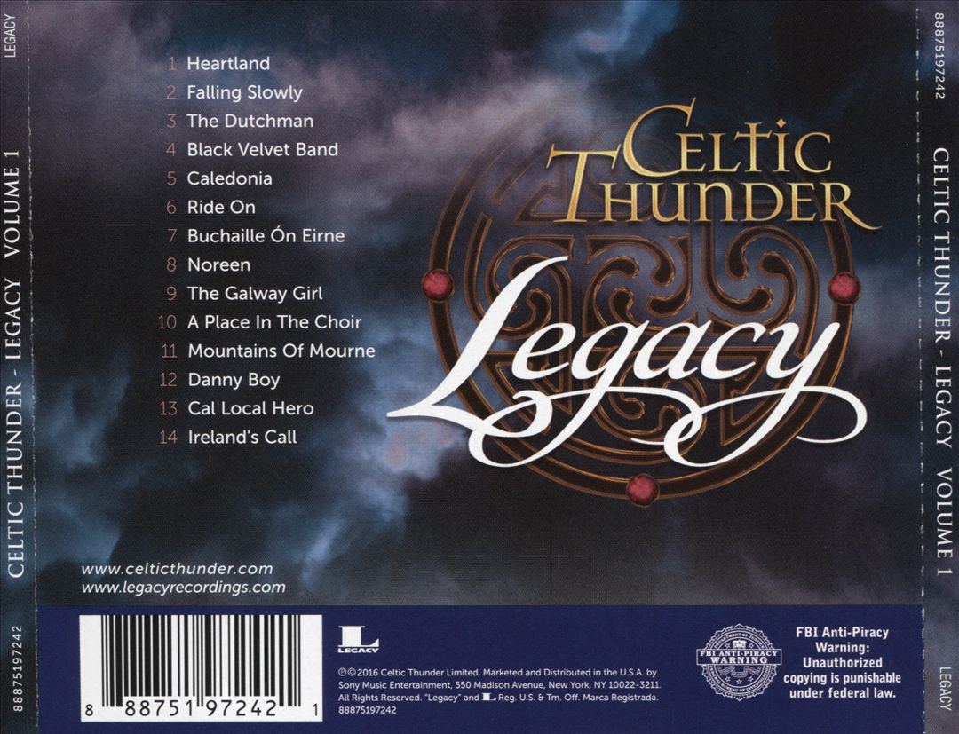 Legacy, Vol. 1 cover art