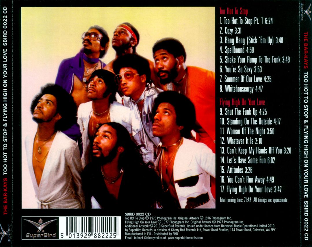 Too Hot to Stop/Flying High on Your Love cover art