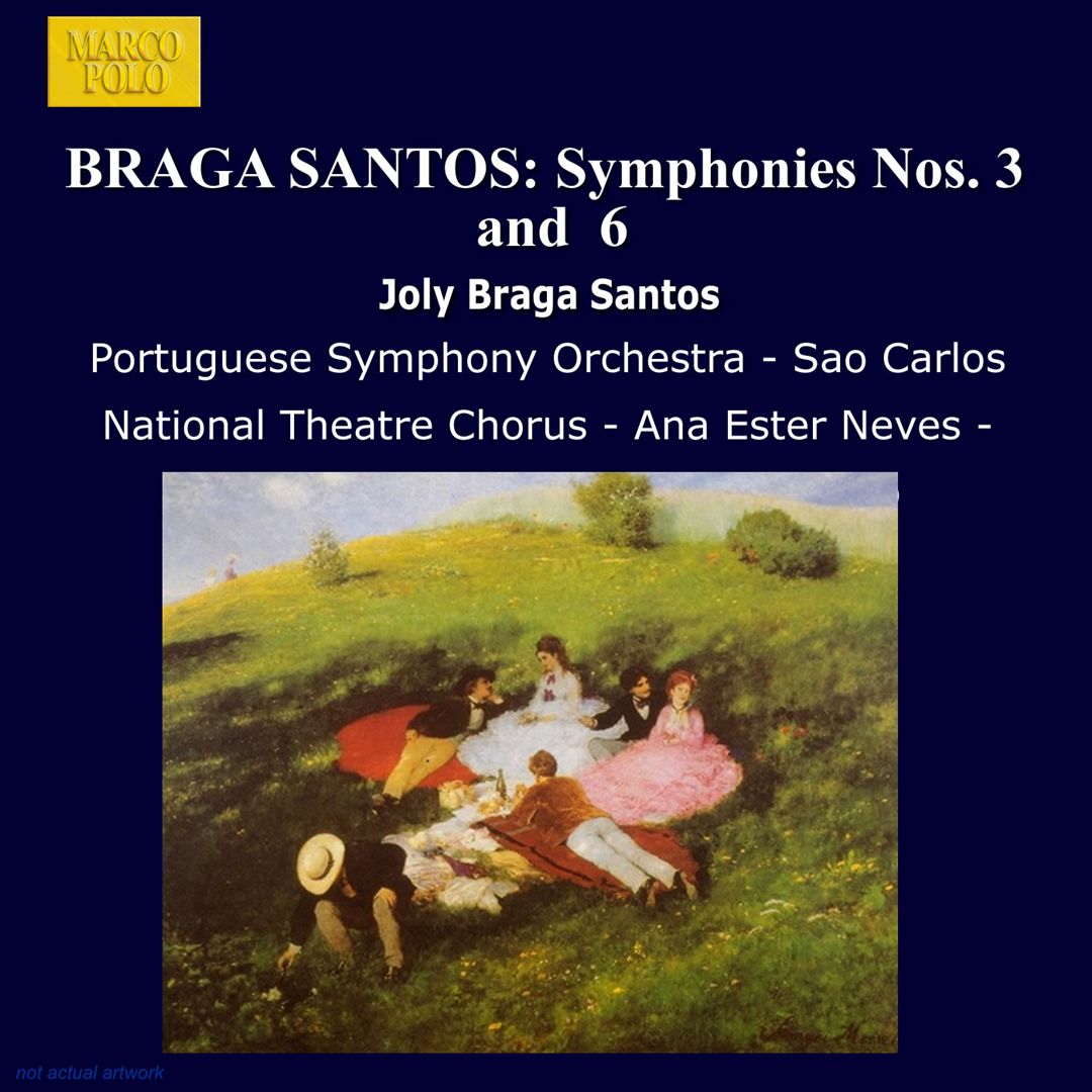 Braga Santos: Symphonies 3 & 6 cover art