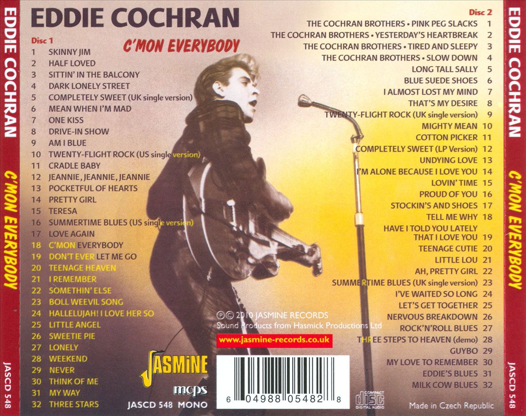C'mon Everybody [Jasmine] cover art