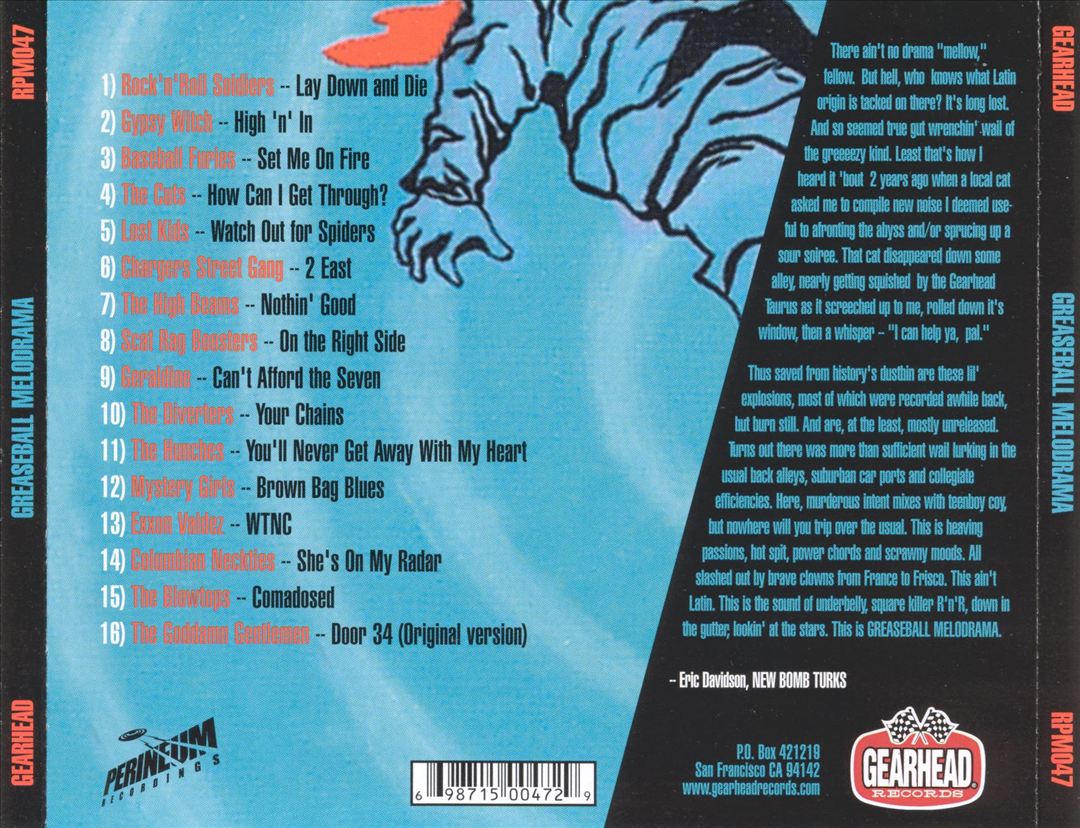 Greaseball Melodrama cover art