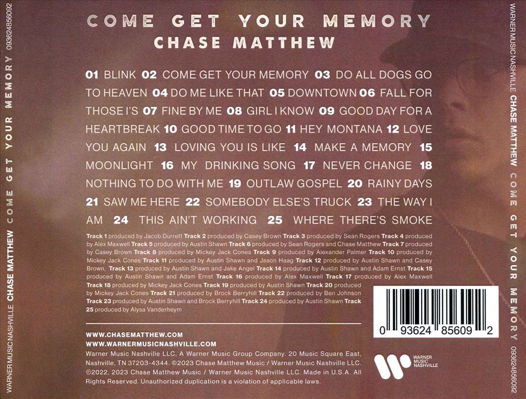 Come Get Your Memory cover art