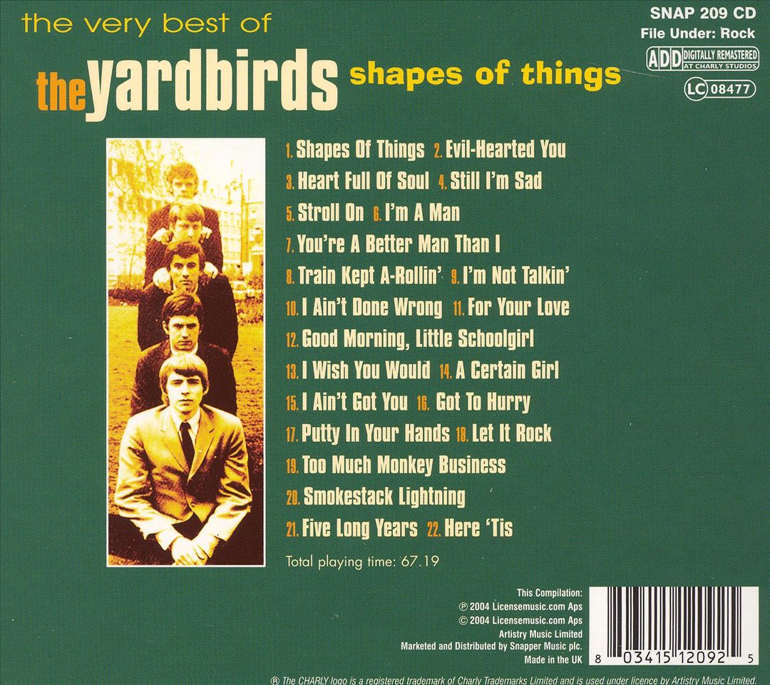Very Best of the Yardbirds [Snapper] cover art