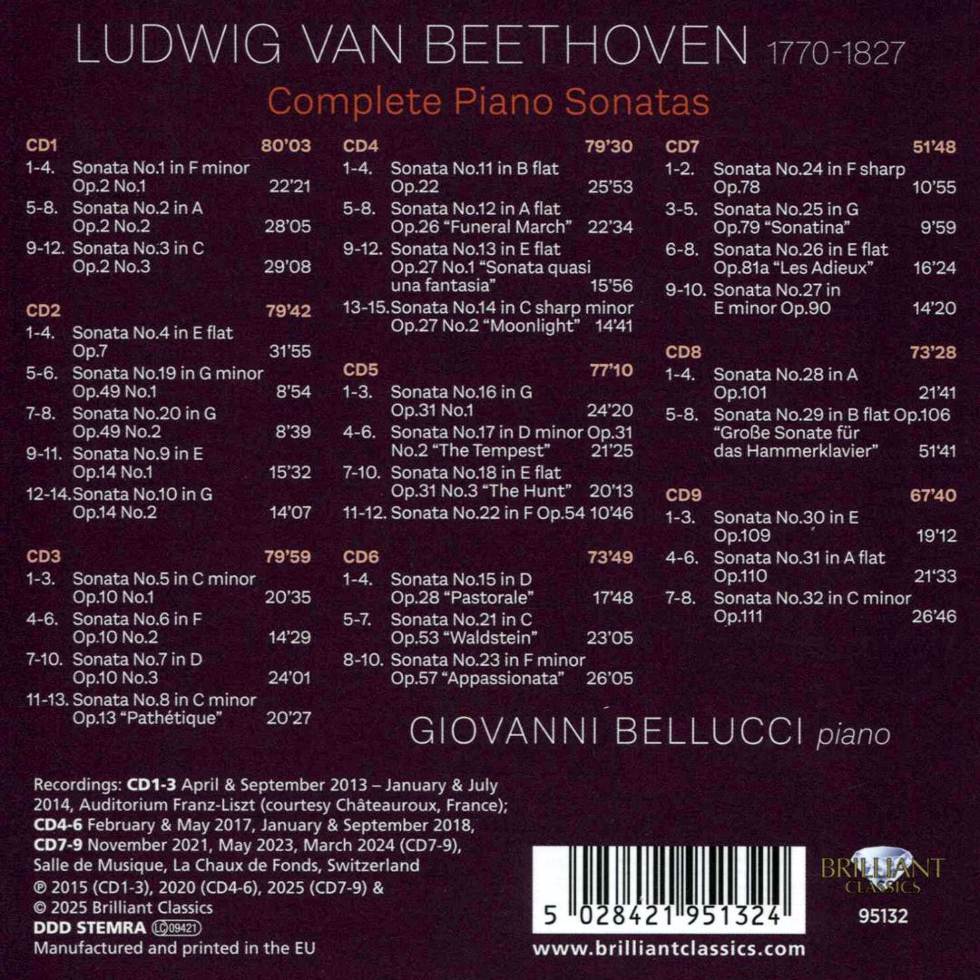 Beethoven: Complete Piano Sonatas cover art