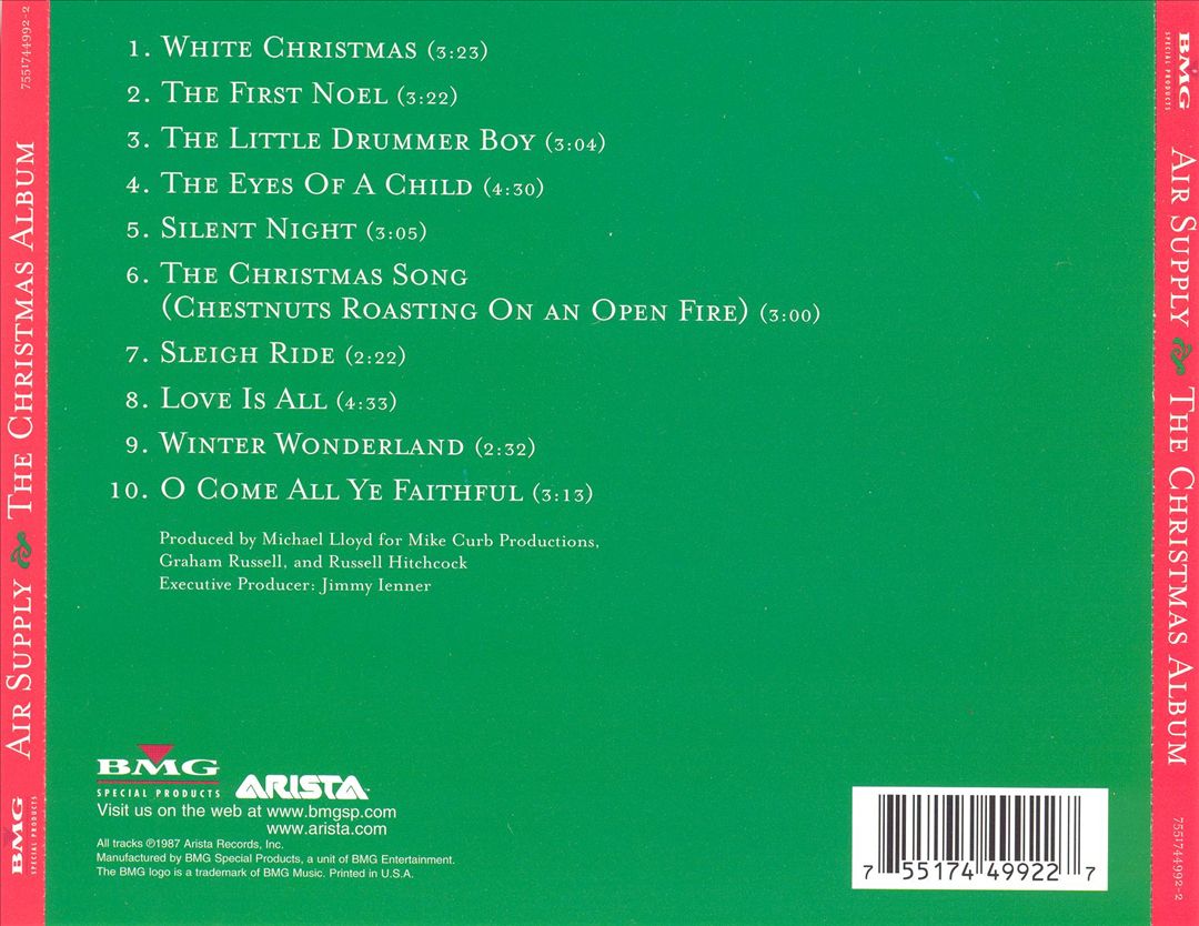 Christmas Album cover art