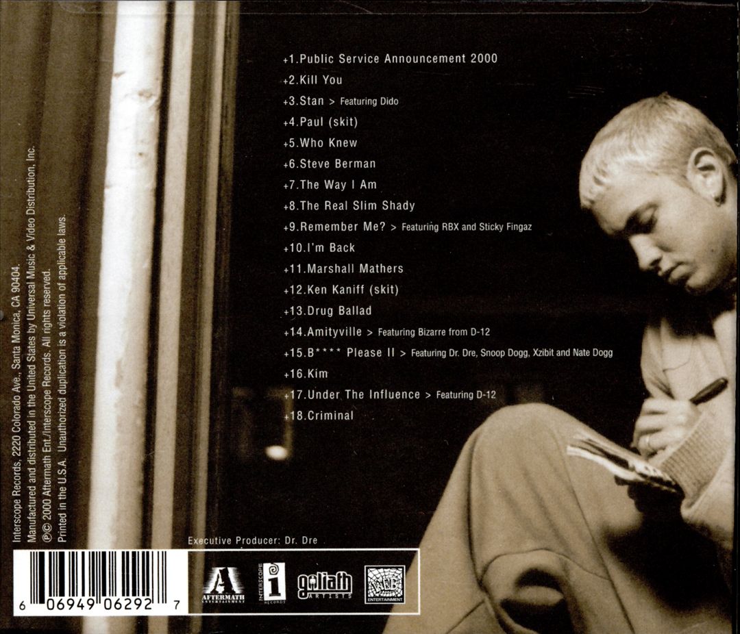 The Marshall Mathers LP [Import] cover art