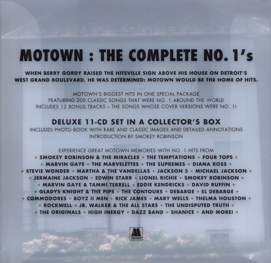 Motown: The Complete #1s cover art