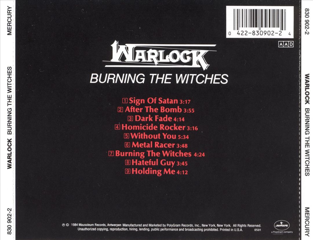 Burning the Witches cover art