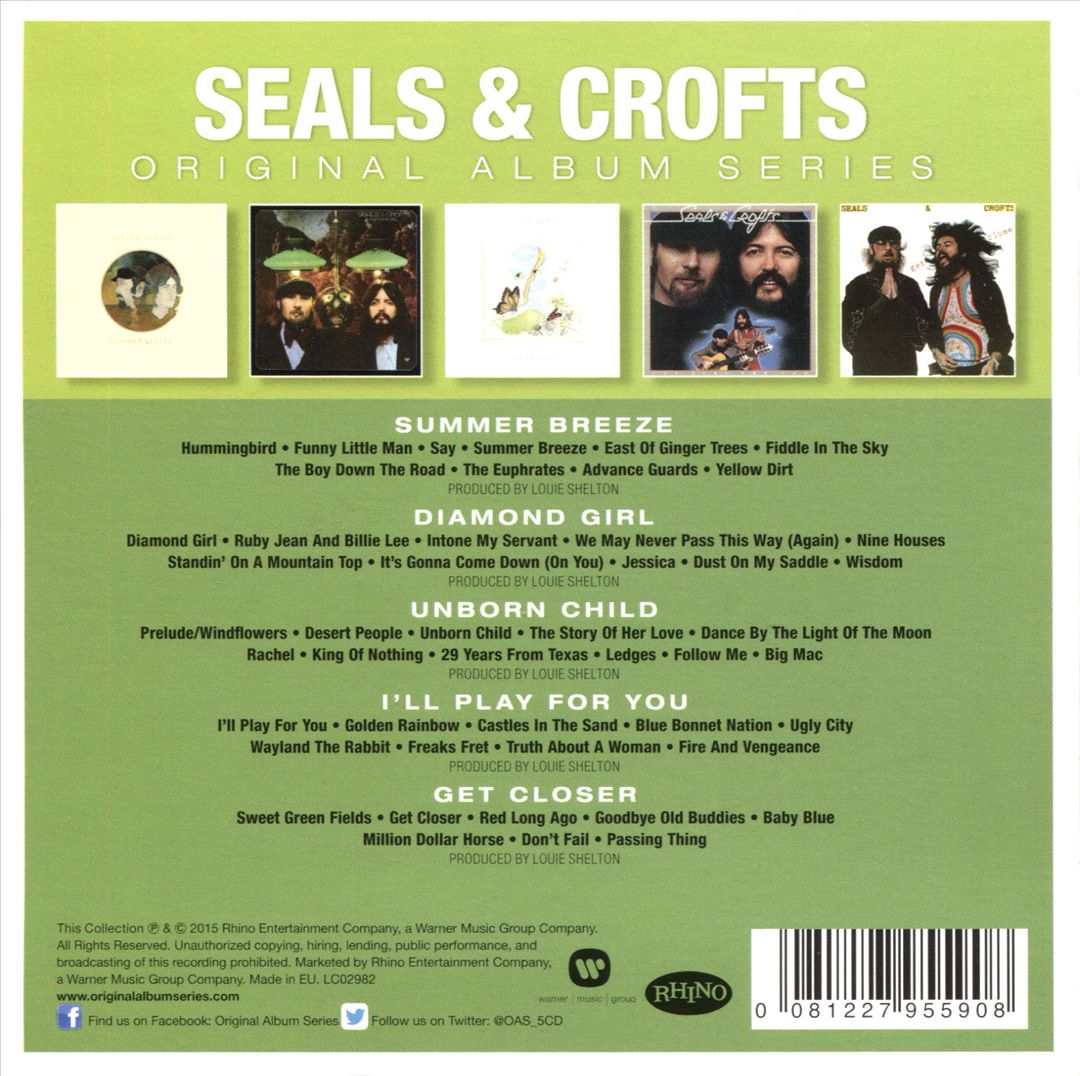 Original Album Series: Seals & Crofts cover art