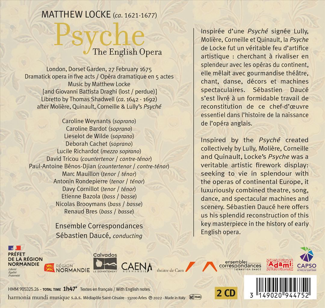 Matthew Locke: Psyche cover art