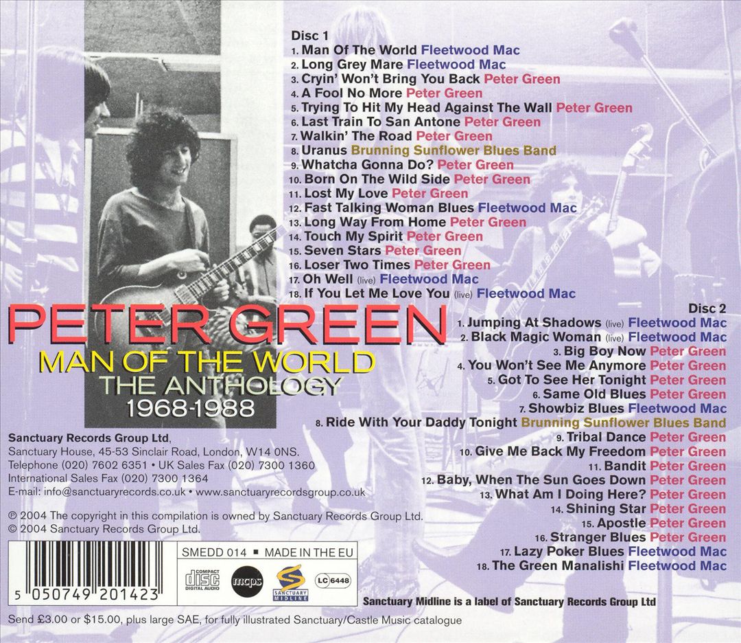 Man of the World: The Anthology 1968-1988 cover art