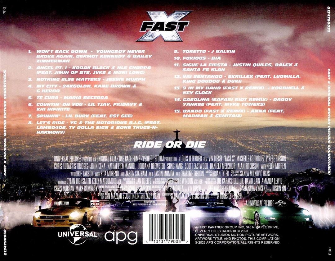 FAST X [Original Motion Picture Soundtrack] cover art