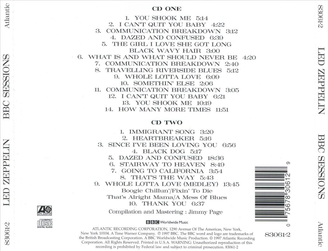 BBC Sessions cover art