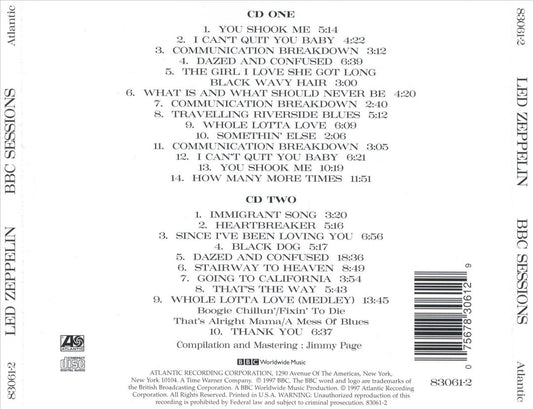 BBC Sessions cover art