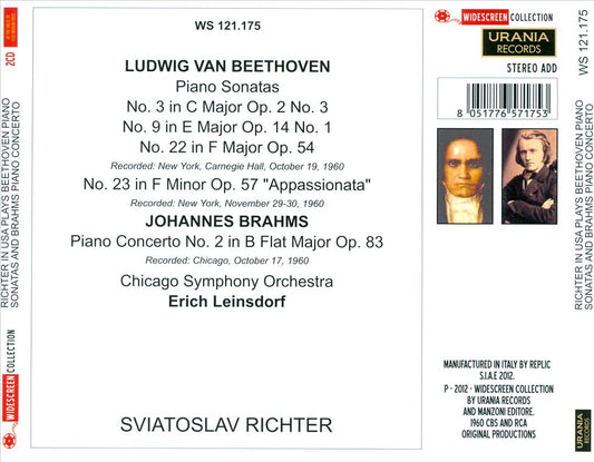 Richter in America, 1960 cover art
