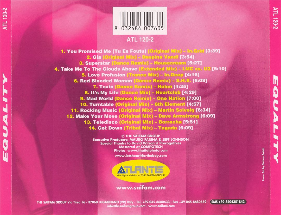 Equality cover art