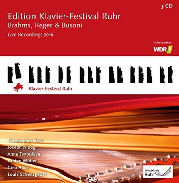 Edition Klavier-Festival Ruhr, Vol. 35: Brahms, Reger & Busoni cover art